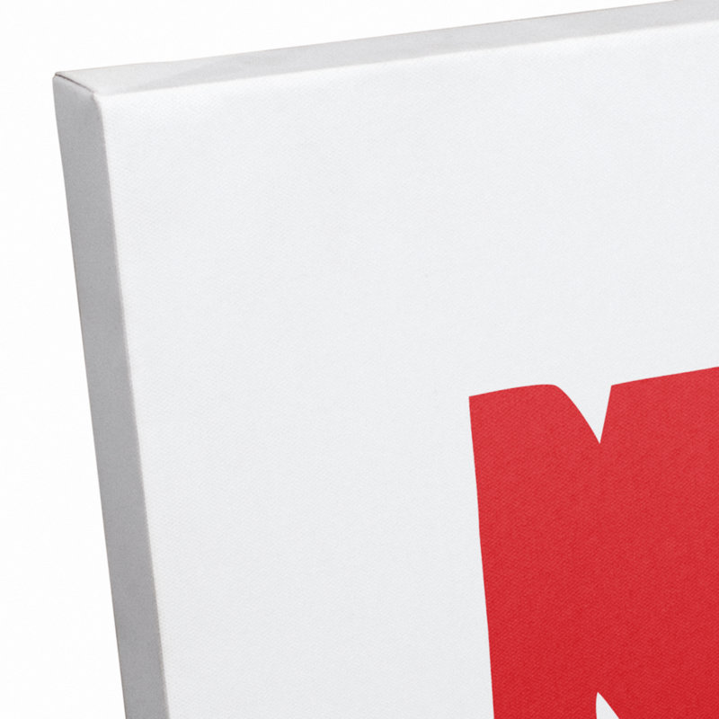 « nice until proven naughty », art sur toile Laux