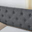 Lit de jour simple rembourré avec lit gigogne simple et charge USB