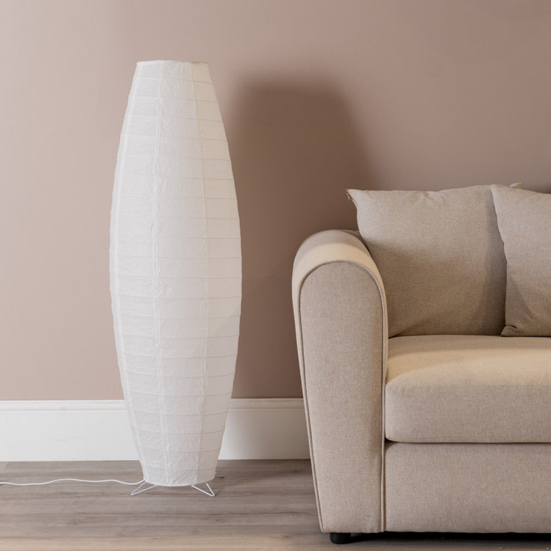 Ronderick 110cm Matte Column Floor Lamp, No