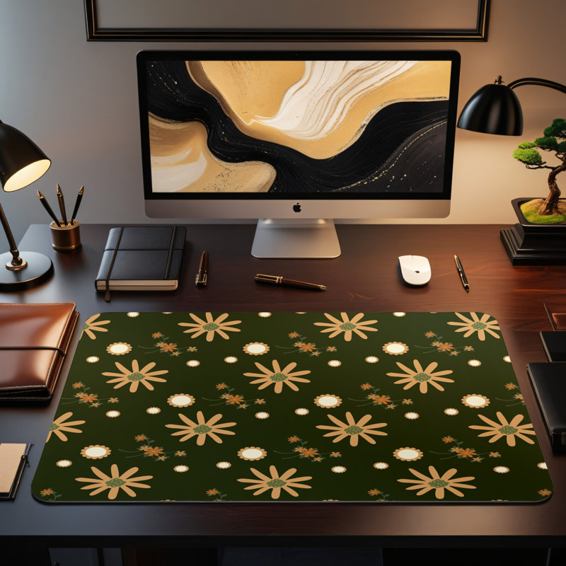 Polyester Desk Pad, 14.4x12.1