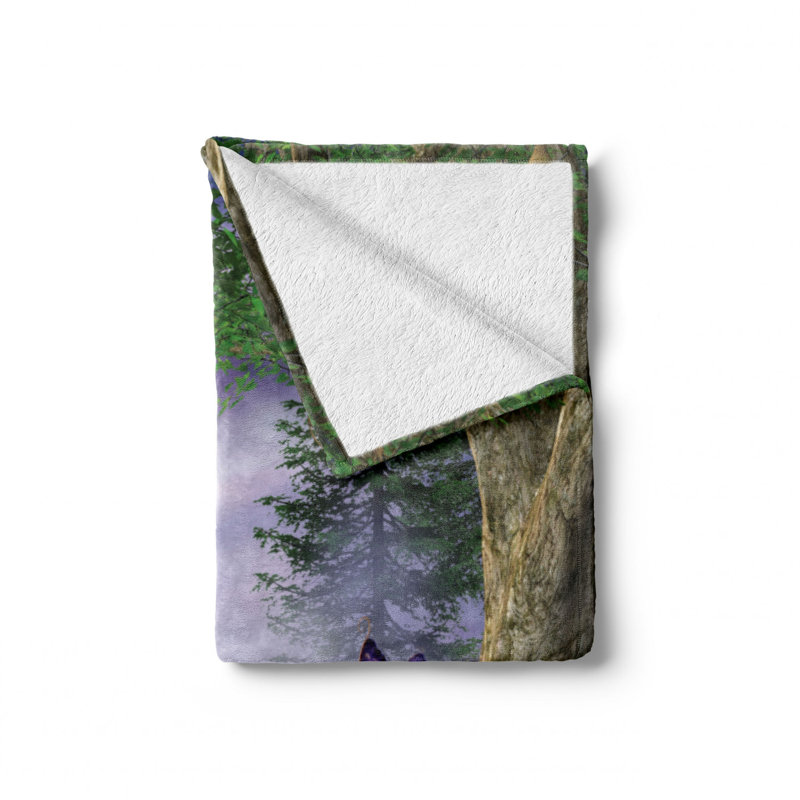 Hand Woven Throw Blanket, 70" W x 90" L