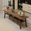Light-walnut Rectangular Solid Wood desk