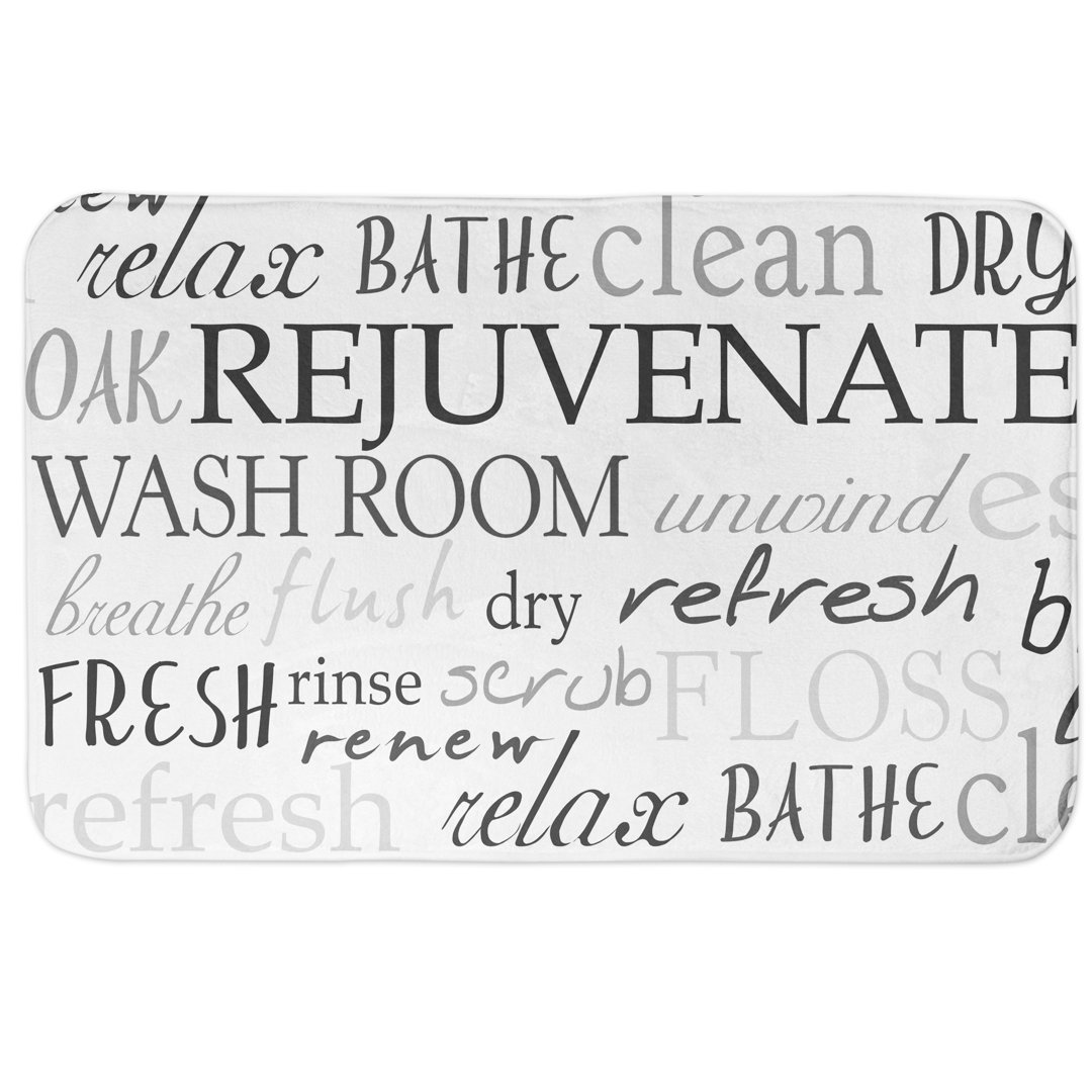 Alfaro Non-Slip Bath Rug Red Barrel Studio®