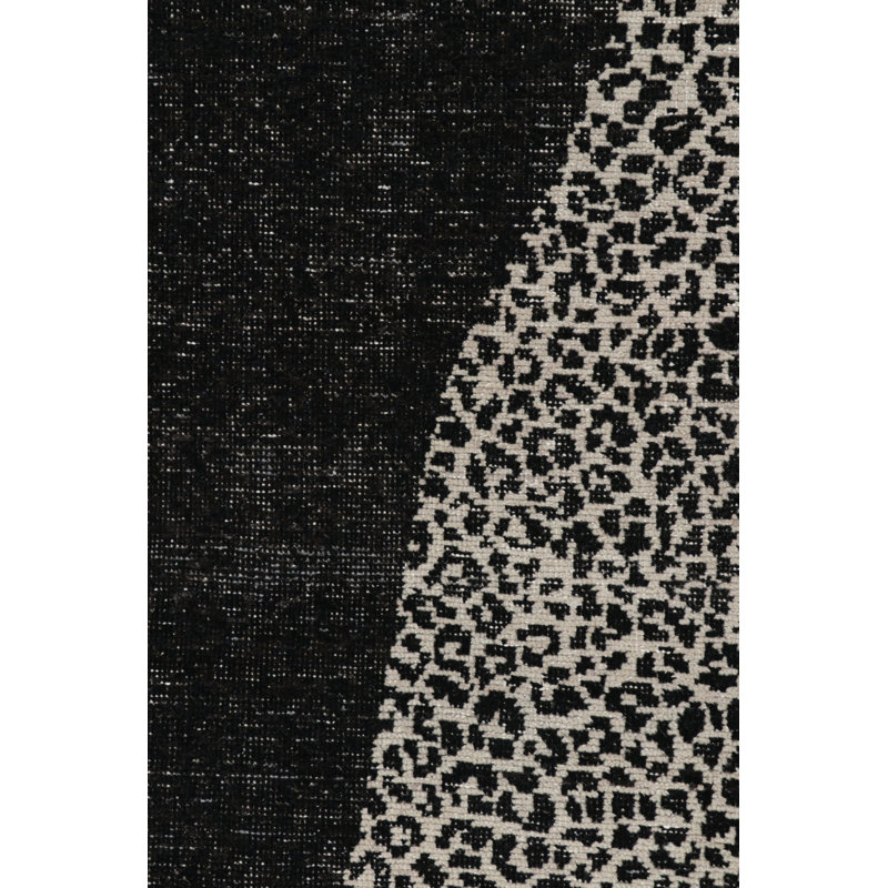 Distressed Homage Abstract Area Rug, Runner 3' x 12'