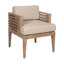 Ensemble de salle à manger rectangulaire pour 4 personnes 82 po avec coussins Aerilyn-93696392-93696391
