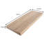 Floating Shelf Wall Shelf Kit, Foiled Finish-10343152-10343155
