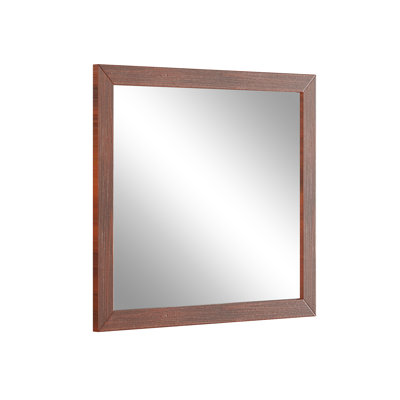 Desjuan Solid Wood Wall Mirror Framed, Straight Mirror, Bathroom Mirror 5MM Thickness Glass