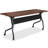 Rectangle Flip Top 23.63'' L Training Table with Casters and Modesty Panel and Cable Management-20685669-20685664-73574290