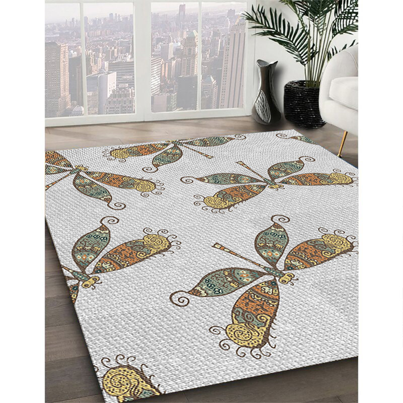 Geometric Indoor Rug, Round 8'