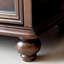 Armoire d'appoint en bois massif brun noisette