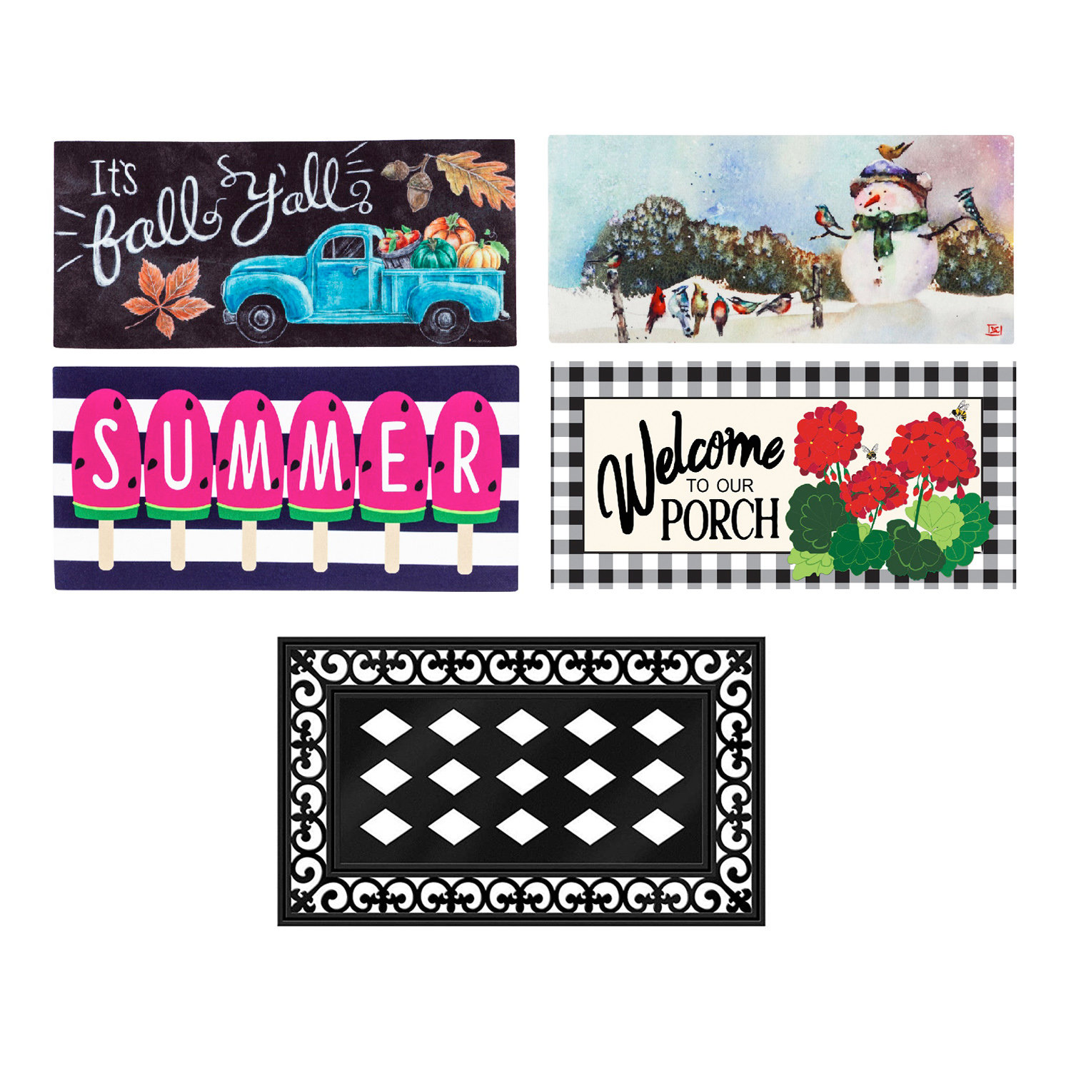 Evergreen Enterprises, Inc Sassafras All Seasons Indoor/Outdoor Mats