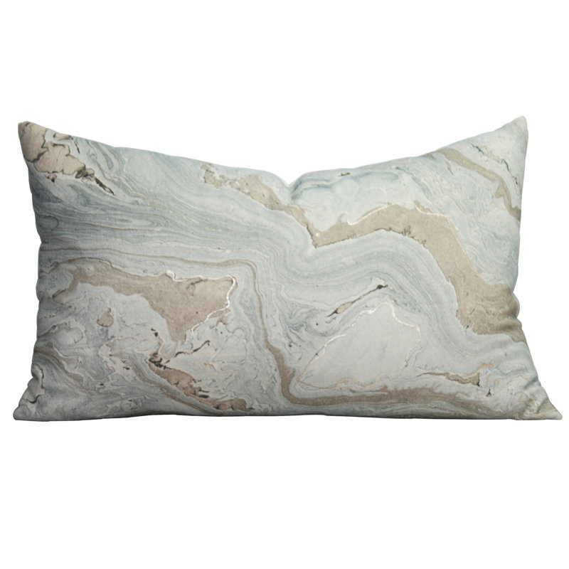 Feather Reversible Throw Pillow