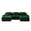 Canapé modulaire en U (vert)-955455482