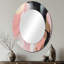Miroir mural moderne rose et bleu-2043893357