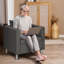 Lolington Faux Leather Armchair