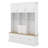 5-In-1 Modern Hall Tree With Bench, 75" Entryway Storage Organizer With Coat Hooks, 6 Drawers & 3 Cabinets-132352697