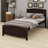 Platform Bed With Headboard And Footboard.-709233048