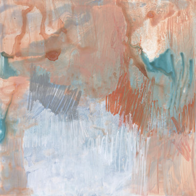 " Coral Escape I " by Jennifer Goldberger Painting Print