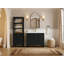 Ensemble de meuble-lavabo simple noir l 4 x P 4 po Nashville-112691870