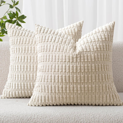 Striped Square Cushion Cover