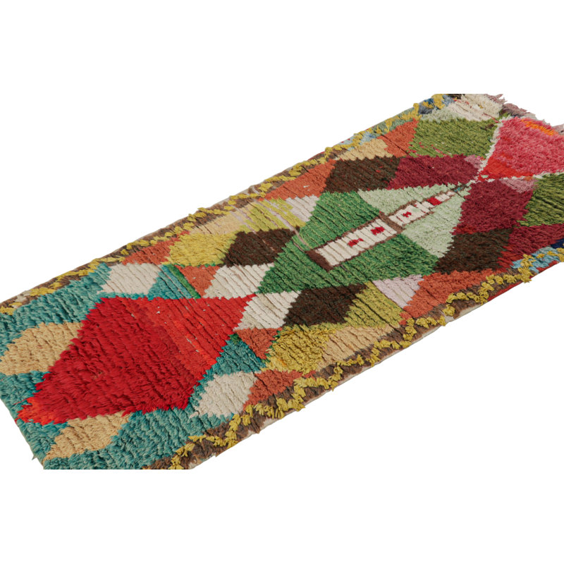 Hand Knotted Wool Area Rug