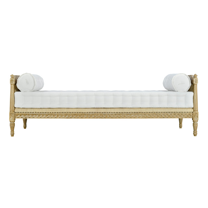 Upholstered Daybed, White