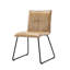 Chaise d'appoint rembourrée en similicuir Tarin-1315719325
