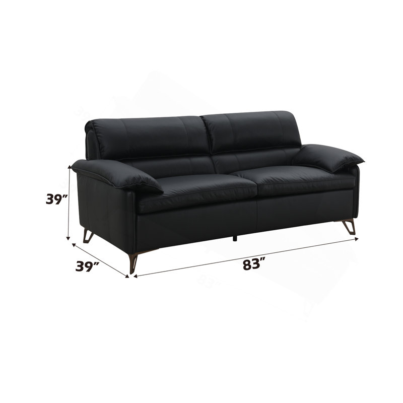 Causeuse en cuir Eilene
