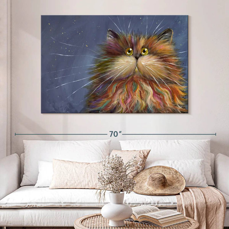 Pixie Kitty, 34" H x 51" W