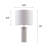 Frisby 22" Modern Ceramic Table Lamp Set, for Living Room, Bedroom, Bedside Table
