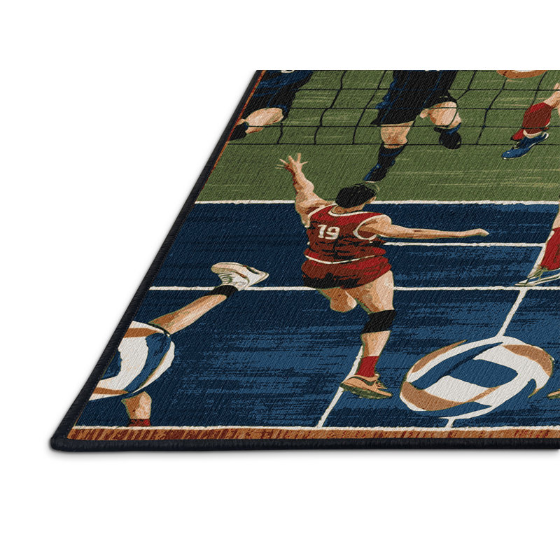  Tapis lavable Bossaball Sports, Carré 5 pi