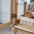 Illuminated Display Storage Mdf+glass Vintage Style For Home & Office