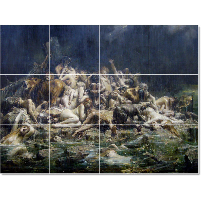 Carreau de peinture murale 48 po x 36 po 12 po x 12 po, Leon, François, Comerre, nu, W22252