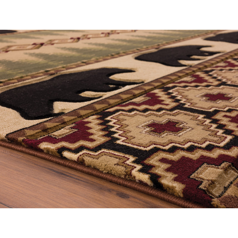 Tapis beige Estepp, Tapis de passage : 2 pi 7 po x 7 pi 4 po