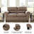 Gwenette 61'' Faux Leather Loveseat-107239672