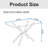 47.24" Rectangular Clear Tempered Glass Dining Table,Stylish Design with Gold Metal Legs, Kitchen Table for Dining Room-1741286798-1741286797-1718597056