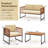 Leventis 4 - Person Patio Conversation Set with Cushions