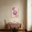Abstrait tourbillon sur fond boule disco