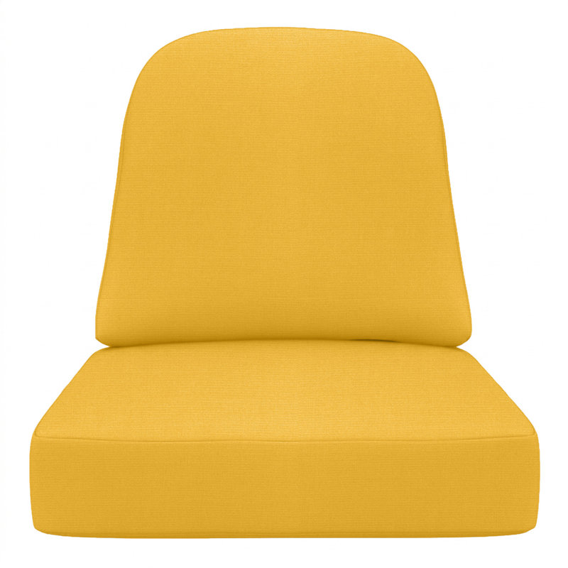 Siège / dossier en rotin 22 po x 24 po x 5 po Arthor Sunbrella, coussin de remplacement pour mobilier d'extérieur Alexandria
