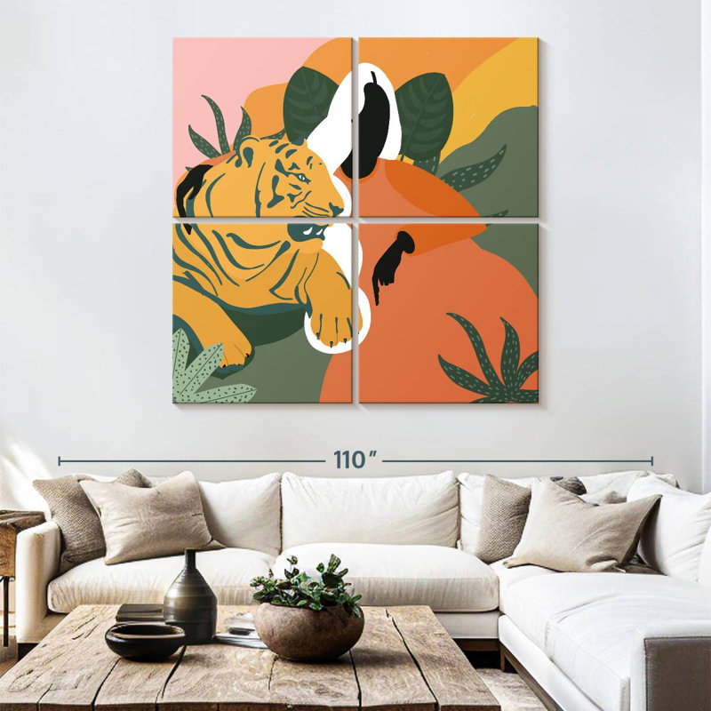 Leisha Mother Nature IV, 74" H x 74" W