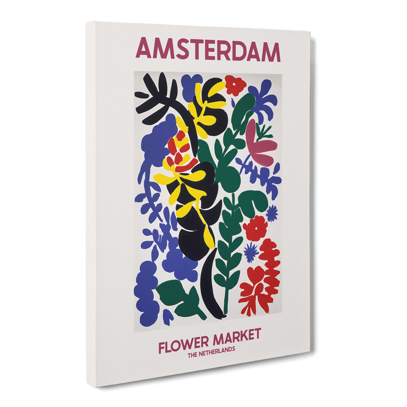XMKTMKT-44 Amsterdam Flower Market Exhibition 1 - Wrapped Canvas Print, 60cm H x 40cm W x 3cm D