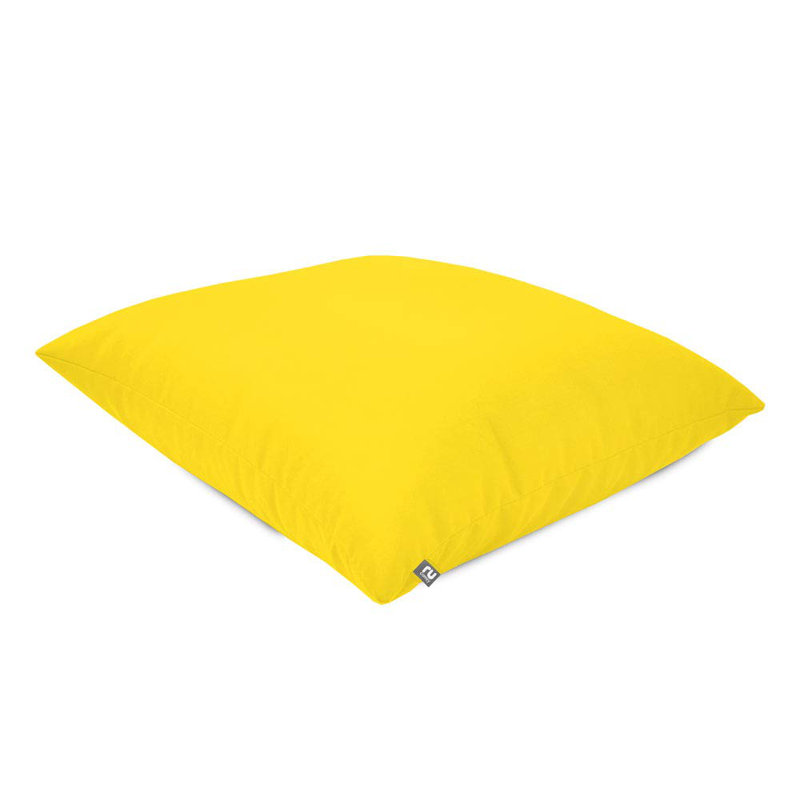 rucomfy Beanbags Square Floor Cushion Large Indoor/Outdoor Bean bag - Use As Large Pillow or Chair - Water Resistant and Durable - L70cm x W70cm