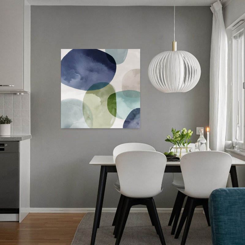 Art mural contemporain abstrait abstrait, H 32 po x l 32 po