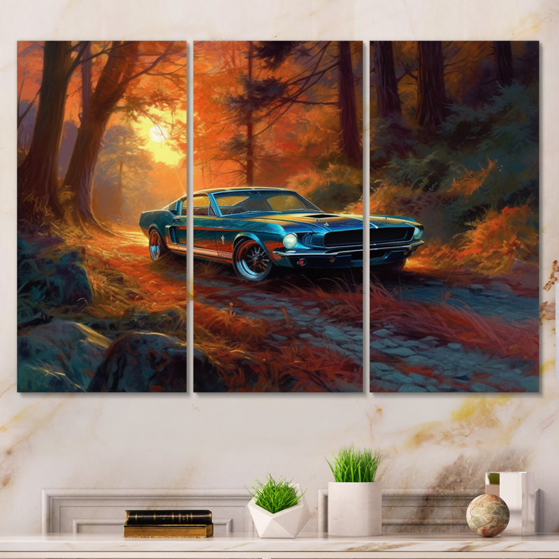 Transportation Wall Decor on Metal
