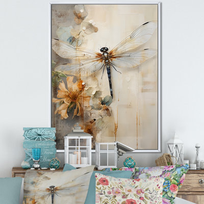 «Dragonfly Delight II», reproduction sur toile
