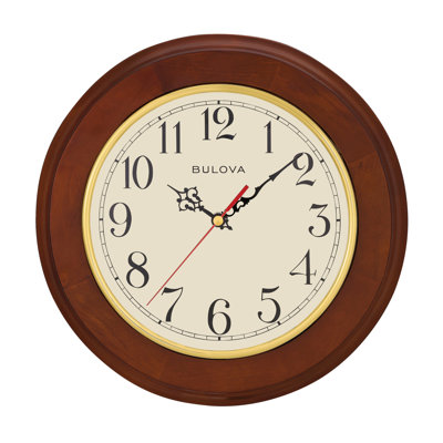 Horloge murale Brentwood fini bois 11,5 pouces (5CFC024EFC5E4592815A72B4304EF87A)