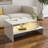 Coffee table with unique architectural shape-201027995