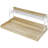 Washer Dryer Countertop with Shelf, 27" Depth x 54" Width Laundry Countertop Wood Topper