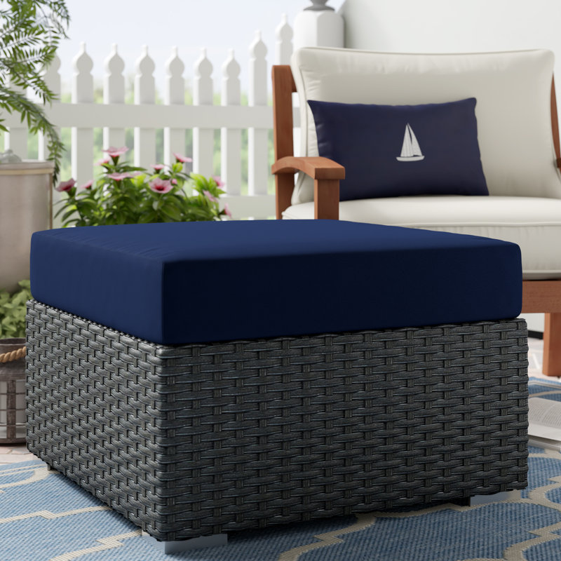 Repose-pieds pour escalier Sunbrella, Toile bleu marine Sunbrella®