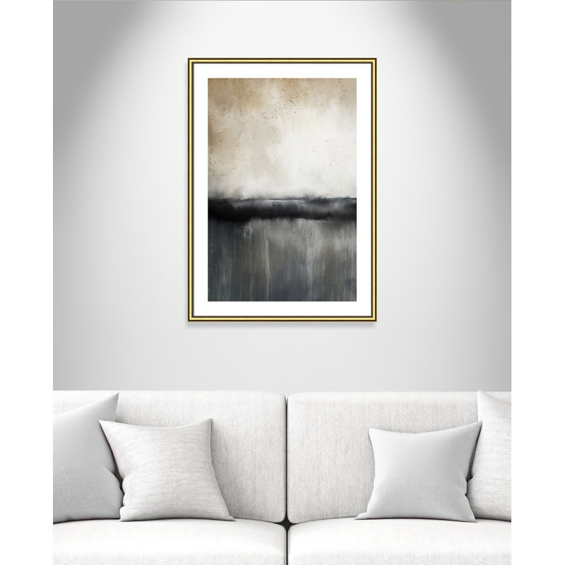 Sunset by Kimberly Allen, Gold Framed Paper, 35.5" H x 25.5" W x 0.88" D